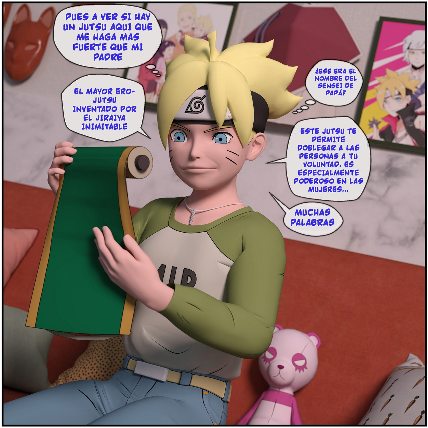 BORUTO and the JIRAIYA scroll parte 1