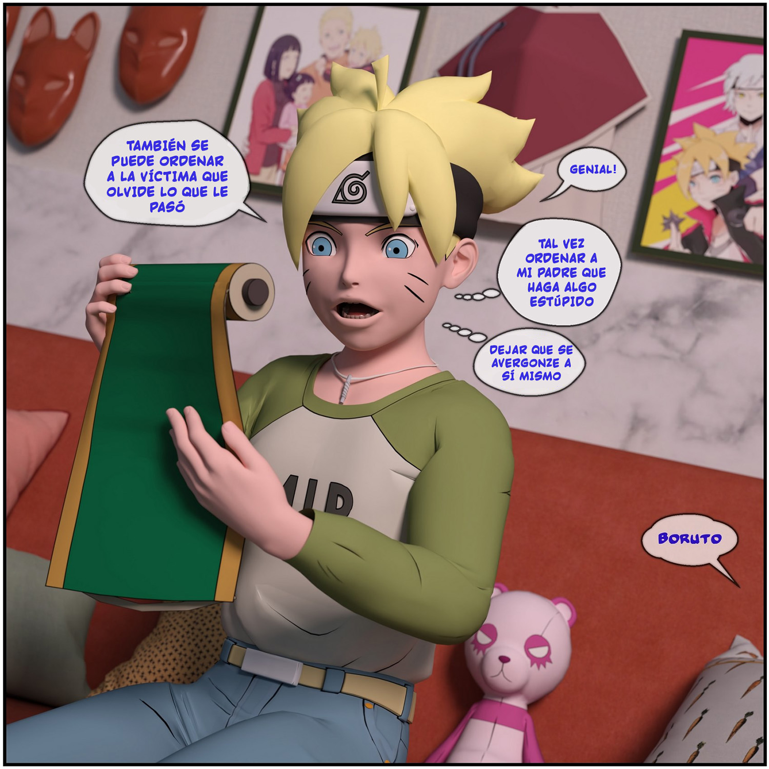 BORUTO and the JIRAIYA scroll parte 1