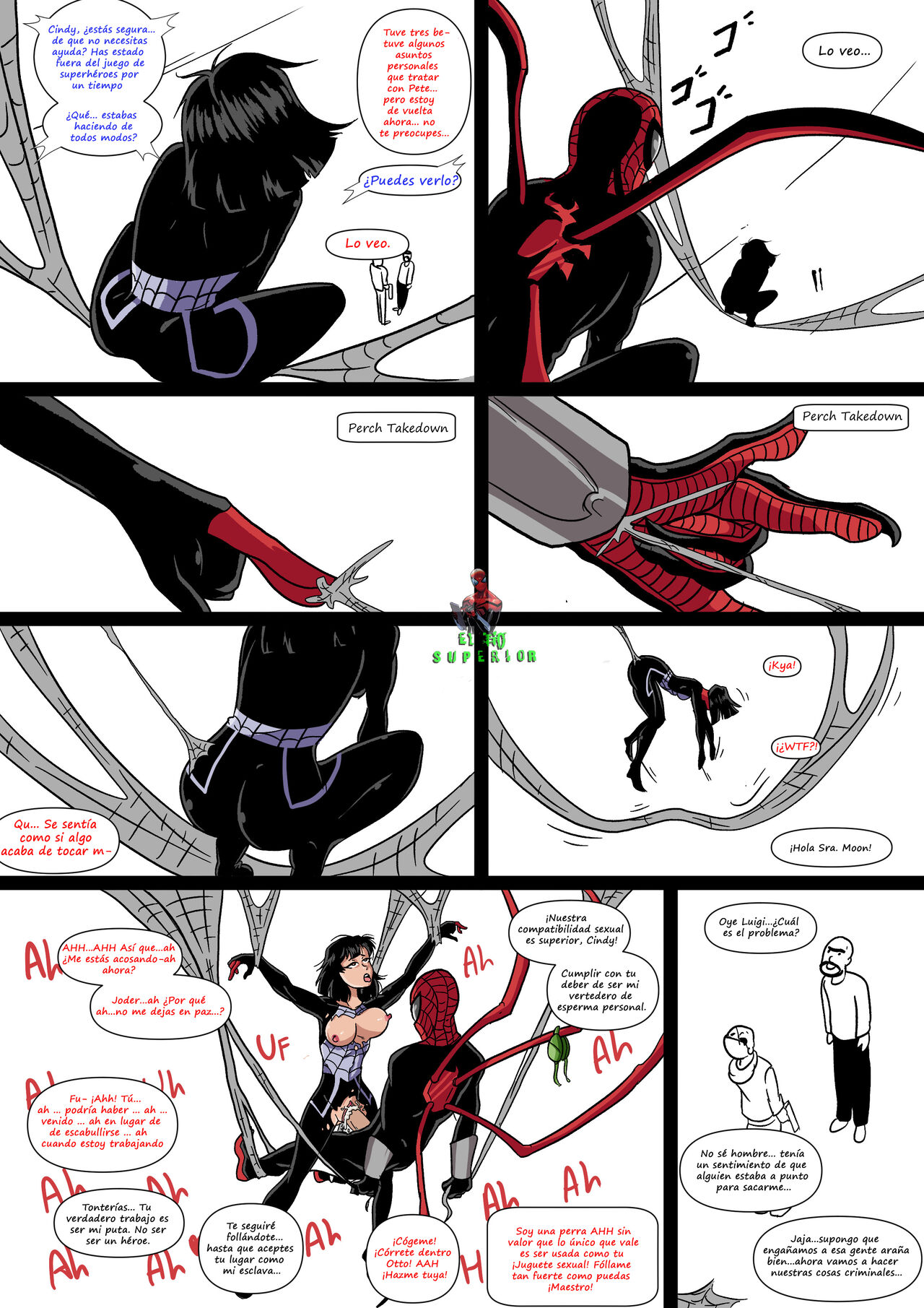 Superior SPIDER-MAN FUCKS the MARVEL Girls